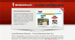 Desktop Screenshot of electriciansearch.org