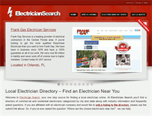 Tablet Screenshot of electriciansearch.org